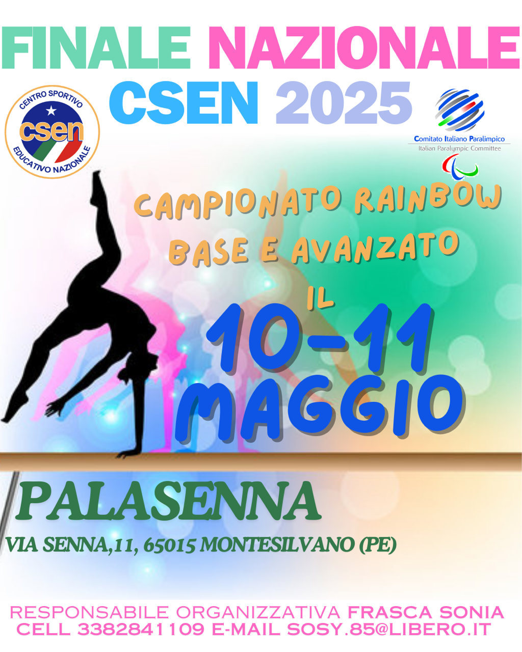 Finale Rainbow ginnastica artistica csen